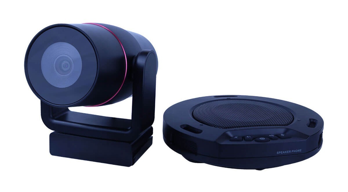 HuddlePair camera and speakerphone