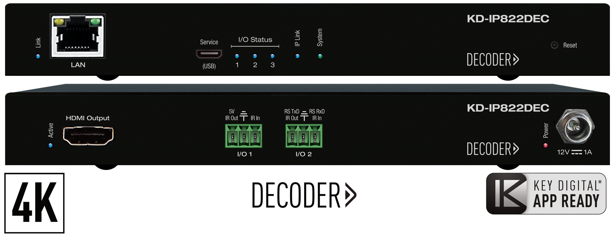 Enterprise AV over IP decoder